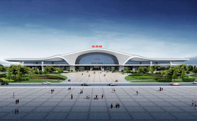 美輪美奐！杭臺高鐵紹興段站點驚艷亮相 貫通臺州新動脈